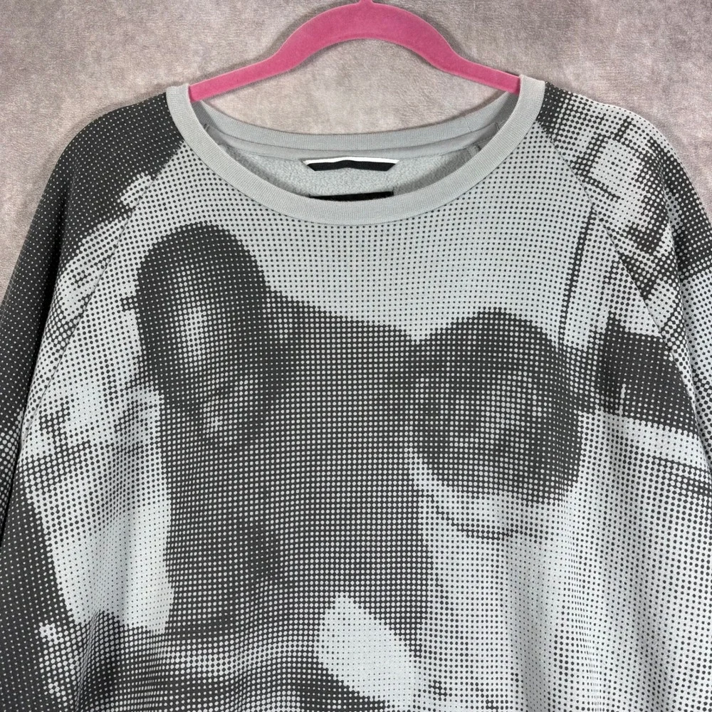 Jordan Sweatshirt Men XL Grey Tinker Hatfield Graphic Fleece BQ1383-017 Pullover